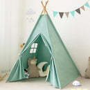 Teepee Tent for Kids-Portable Children Play Tent Indoor Outdoor (Green) by TinyTreasures Baby Boutique