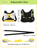 Toddler Harness with Anti Lost Wrist Link - Cute Children Leashes, Yellow Bees Baby Traction Safety Rope Leash with Key Lock Design, for Boys/Girls Walking Assistant by TinyTreasures Baby Boutique