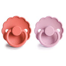FRIGG Daisy Silicone 2-Pack Poppy/Lupine - Size 2 by TinyTreasures Baby Boutique