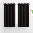 NICETOWN Blackout Curtains for Windows 54 inch Length - Solid Thermal Insulated Grommet Light Reducing Panels Window Treatment for Living Room (Toffee Brown, 2 Panels = 92" Wide) by TinyTreasures Baby Boutique