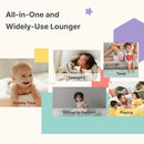 Deluxe Infant Lounger, Baby Nest Cover for Baby Girls & Boys, Newborn Essentials for Baby 0-12 Months, 100% Cotton (Mistyrose) by TinyTreasures Baby Boutique