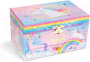 Jewelkeeper Unicorn Musical Jewelry Box for Little Girls - Kids Jewelry Box with Pullout Drawer - Music Jewellery Box with Necklace and Bracelet - Gift Set for Kids - Children's Jewellery Storage Case by TinyTreasures Baby Boutique
