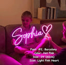 Custom Neon Signs, Neon Sign Customizable for Wall Decor, Custom Name Sign Personalized Neon Sign for Wedding Birthday Party Christmas by CozyNest Decor