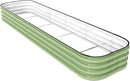 DaisyVibe Raised Garden Bed Kit, Planter Raised Garden Boxes Outdoor, Oval Large Metal Raised Garden Beds for Vegetables Flowers (Green, 8ftx2ftx1ft) by CozyNest Decor