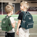Toddler Backpack for Boys 2-5: Preschool Kindergarten Backpack - 13" Daycare Backpack Fit A4 Folder by TinyTreasures Baby Boutique