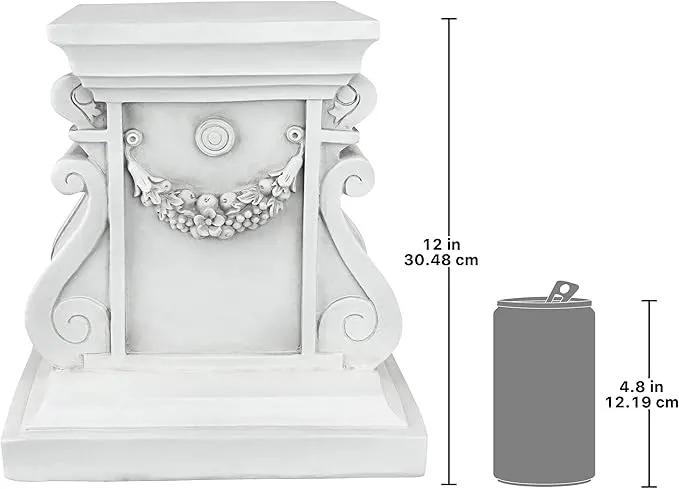 Design Toscano NG314105 Statuary Garden Base Riser, Medium, Classic Plinth, photo 3 of 7