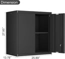 Wall Cabinet Storage,Steel Cabinet with Locking,Metal Storage Cabinet for Home Office,Kitchen by CozyNest Decor