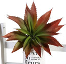 JUSTOYOU Large Artificial Succulents Aloe Plants Real Touch Fake Flowers Unpotted for Home Wedding Festival Arrangement (1, Green-Red) by GreenHaven Gardens