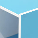 Furinno Luder Bookcase / Book / Storage , 11-Cube, White/Light Blue by TinyTreasures Baby Boutique