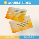 Spanish English Affirmation Motivational Cards for Women | Chakra Puzzles Coloring & Tongue Twisters Pharses Bilingual Flash Cards Learn Spanish and Heal by TinyTreasures Baby Boutique