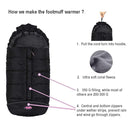 German Designed Universal Stroller Footmuff, 2 Way Zippers Style Easy for Baby in&Out, Length Extensible,Temperature Adjustable Footmuff Fits Baby Growth,Reflective Strips Around Bunting Bag by TinyTreasures Baby Boutique