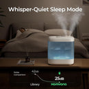 Homvana Humidifiers for Bedroom, 5L Super Easy to Clean Top Fill Auto Adapt Cool Mist Humidifier for Bedroom Plants Baby Kids for Home (Never Leaking Design), Quiet 40H Runtime, Essential Oil Diffuser by TinyTreasures Baby Boutique