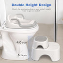 Maliton Baby Potty Training Seat with Step Stool, Toddler Toilet Seat for Boys Girls, Anti-Slip Toddler Stool for Bathroom, Kitchen, Toilet Potty Training Set(One Potty Seat+Two Step Stool for Kids) by TinyTreasures Baby Boutique