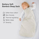 Rayon Made from Bamboo Sleep Sack 0-36 Months 1.0 Tog Ultra Soft Baby Wearable Blanket Toddler Sleeping Sack for Babies (Oat, XL(18-24M)) by TinyTreasures Baby Boutique