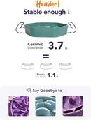 LE TAUCI PET Dog Slow Feeder Bowl Ceramic,3 Cups Puzzle Food Bowl for Small Medium Large Breed, Dog Bowls to Slow Down Eating, Maze by CozyNest Decor