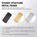 ANDY STAR 24x40” Black Bathroom Mirror, Oblong Vanity Mirror with Stainless Steel Metal Frame, Matte Black Oval Mirror for Over Sink, Modern Anti Rust Wall Mounted by CozyNest Decor