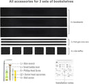 AZSKY Black Nursery Bookshelves for Wall Hanging Kids Bookshelf Baby Book Shelf Organizer Wall Bookshelves Kids Shelves and Storage for Wall Playroom Shelves 36 Inch a Set of 3 Same Sizes by TinyTreasures Baby Boutique