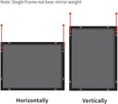 30x72inch Bathroom Mirror, Black Rectangle Mirror with Thin Frame, Large Rectangular Wall Mirror for Bathroom, Living Roomm, Hair Salon, Big Farmehouse Mirror Hang Horizontal/Vertical by CozyNest Decor