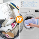 2 Pack Shoes Wash Bags,Shoe Washing Machine Bag,shoe laundry bag for washing machine，Honeycomb Mesh Laundry Bags with Zipper for Sneakers,Running Shoes,Sock,Bras,Delicates and Toys（14 in x 7.8 in） by TinyTreasures Baby Boutique