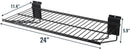 Slatwall Panel Garage Organizer PVC Slatwall Heavy Duty Wall Mounted Rack, Interlocking Slat Wall Panels for Tool Organization Peg Board(2 Pack Black) by GreenHaven Gardens