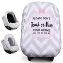 Metplus 2-in-1 Baby Car Seat Cover, Multi Use Cover for Baby Car Seat Canopy with Privacy Sun Shade, Protect Your Baby's Safety Seat with Style, Infant Carrier Covers for Boys & Girls by TinyTreasures Baby Boutique