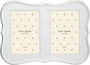 Kate Spade New York Crown Point Double 5" X 7" Frame, 2.60 LB, Silver by CozyNest Decor