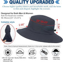 Fishing Hat, UPF50+ Wide Brim Sun Hat for Men Women, UV Protection Hiking Beach Bucket Hats Summer Safari Hat by GreenHaven Gardens