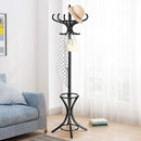 Wood Standing Hat Coat Rack with Umbrella Stand by LJGDeals