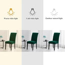 Joccun Chair Covers for Dining Room Set of 8, Dining Chair Slipcovers Stretch Dining Room Chair Covers Seat Protector,Washable Parsons Chair Cover for Home,Hotel,Banquet(Hunter,8 Pack) by CozyNest Decor