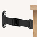 Anti Tip Furniture Anchors (2 Sets),Heavy Duty Furniture Wall Anchor,Adjustable Earthquake Straps,Furniture Anchors for Baby Proofing,Black by TinyTreasures Baby Boutique