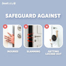 Jool Baby Door Pinch Guards (6 Pack) – Slam Preventer – Babyproof Doors to Avoid Pinched Fingers & Door Slamming, Keep Pets from Getting Locked in by TinyTreasures Baby Boutique