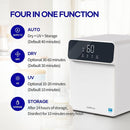 HubiBaby 4-in-1 UVC Cleaner and Dryer for Baby Bottles XL Large Inner Capacity Multifunctional Smart Control with Bluetooth APP by TinyTreasures Baby Boutique