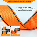 Full Body Safety Harness Tool Fall Protection，OSHA/ANSI Compliant,ASTM F1774certified | INTERNAL Shock Absorbing Lanyard（Orange） by TinyTreasures Baby Boutique