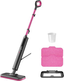 Schenley Steam Mop Cleaner Powerful - 15s Fast Heat-Up, Chemical-Free for Hardwood/Tile/Laminate & Floors/Walls, Washable Pads, 3 Modes for Carpet, Lightweight, Self-Standing, Sleek Design by CozyNest Decor