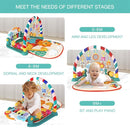 Eners Baby Gyms Play Mats Musical Activity Center Baby Piano Gym Mat Tummy Time Padded Mat for Newborn Toddler Infants(Green) by TinyTreasures Baby Boutique