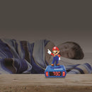 LEXiBOOK, Super Mario, Mario Nightlight Alarm Clock, Sounds and Melodies, LCD Backlit Screen, Luminous, Snooze, Red/Blue, RL800NI by TinyTreasures Baby Boutique