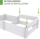 6' x 3' Vinyl Raised Garden Bed Screwless Planter Box for Gardening, Whelping Pen and More by GreenHaven Gardens