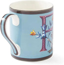 Spode Kit Kemp 12oz Mug, F Initial - Fine China Coffee Cup with Floral Alphabet Design, Custom Letter Mug for Unique Gift Giving - Personalized Kitchen Drinkware, Dishwasher Safe & Stylish by CozyNest Decor