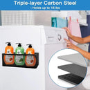 Picowe Magnetic Laundry Organizer, Extra Large Magnet Basket for Laundry Room,16.5lb Capacity Magnetic Shelf for Washer /Dryer, Fridge & Small Spaces (XL, Black) by CozyNest Decor
