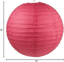 WYZworks - Round Paper Lanterns 10 Pack (Red, 10") - Hanging Paper Lanterns Lamp for Wedding, Birthday, Party and Home Decorations with 8", 10", 12", 14", 16" Option by GreenHaven Gardens