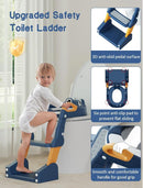 Potty Training Seat, Toddler Potty Training Toilet, Upgrade 2 In 1 Toddler Toilet Seat with Steps Stool Splash Guard and Anti-Slip Pad Soft Cushion, Potty Seats for Toddlers Baby Kids by TinyTreasures Baby Boutique