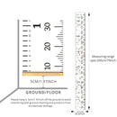 Growth Chart Wall Hanging, Portable Kids Wall Ruler Removable Height Measure Chart for Boys Girls Growth Ruler from Baby to Adult for Child's Room Decoration 79''7.9'' (Rainbow Unicorn) by TinyTreasures Baby Boutique