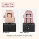 BabbleRoo Diaper Bag Backpack, Travel Backpack with Changing Pad, Pacifier Case & Stroller Straps, Multifunction, Waterproof, Unisex – Pink by TinyTreasures Baby Boutique