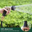 FANHAO Garden Hose Nozzle, 100% Heavy Duty Metal Water Hose Nozzle Sprayer with 7 Spray Patterns, High Pressure Hand Sprayer with Ergonomic Handle for Watering Plants & Lawns, Washing Cars & Pets by GreenHaven Gardens
