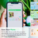 Flora Pod AI-Powered Smart Plant Monitor | for Indoor or Outdoor Plants | Personalized Alerts for Moisture, Temperature, Humidity, and Light by GreenHaven Gardens