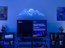 Mountain Neon Sign Mountain led sign Wall Art 25" Sunrise&Sunset Neon Sign Mountain Led Neon Light Sign Bedroom Office Livingroom Hotel Decor Birthday Xmas Gift by CozyNest Decor