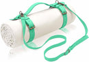 4’9” x 6’3” White Lightweight Water-Resistant Canvas Mat – Picnic, Outdoor, Beach, Park, Camping, Toy Mat by TinyTreasures Baby Boutique