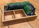 Tea Bag Holder and Storage Organizer - Sugar Packet and Coffee Station Condiment Organizer by CozyNest Decor