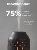 InnoGear Aromatherapy Diffuser, 150ml Ceramic Diffuser Ultrasonic Humidifier Cool Mist Essential Oil Diffusers for Home Air Diffuser with 2 Mist Modes Waterless Auto Off, Black by TinyTreasures Baby Boutique