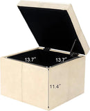 Adeco Storage Ottoman by CozyNest Decor
